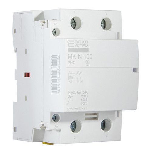 Модульний контактор АСКО-УКРЕМ MK-N 2P 100A 2NO