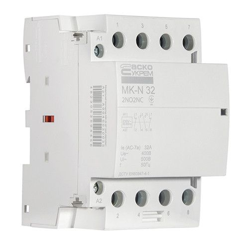 Модульний контактор АСКО-УКРЕМ MK-N 4P 32A 2NO+2NC