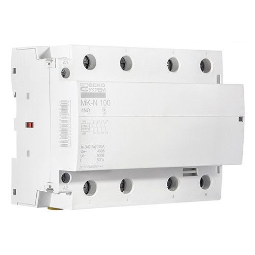 Модульний контактор АСКО-УКРЕМ MK-N 4P 100A 4NO