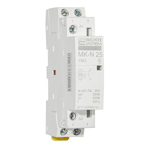 Модульний контактор АСКО-УКРЕМ MK-N 1P 25A 1NO