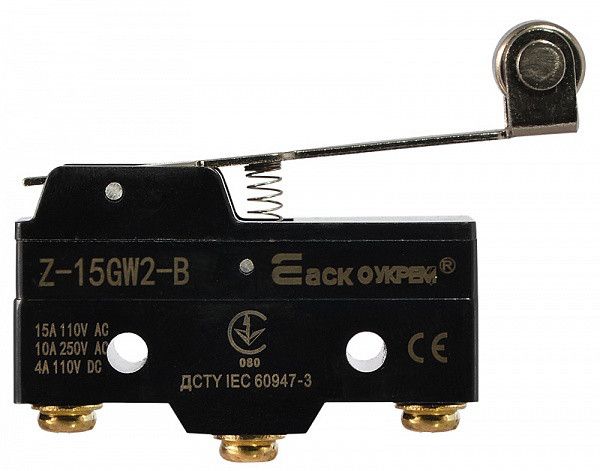 Мікровимикач АСКО-УКРЕМ Z-15GW2-B 15А 220В