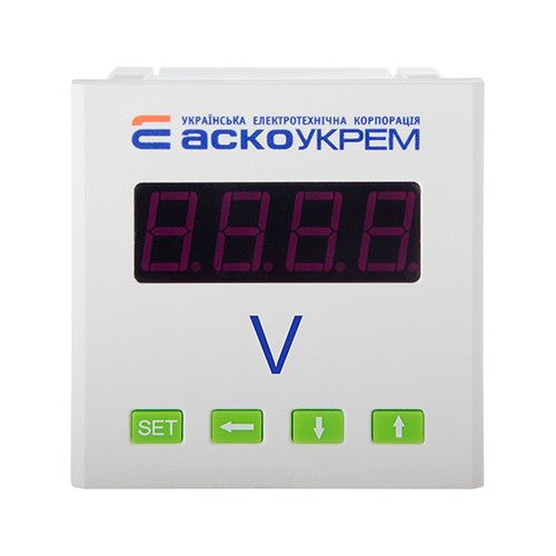 Цифровий вольтметр АСКО-УКРЕМ АС 600В 72х72 (ЦВ-7)
