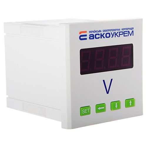 Цифровий вольтметр АСКО-УКРЕМ АС 600В 80х80 (ЦВ-8)