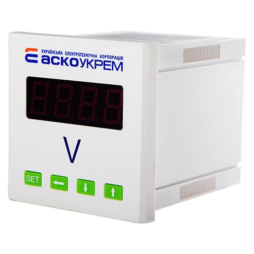 Цифровий вольтметр АСКО-УКРЕМ АС 600В 80х80 (ЦВ-8)