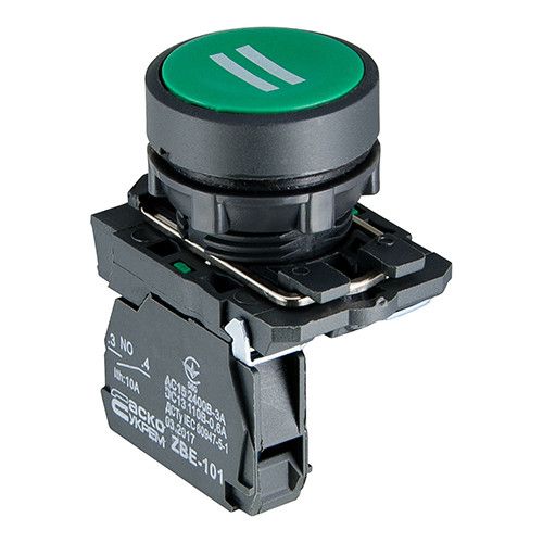 Кнопка керування АСКО-УКРЕМ TB5-AA3361 "Старт" зелена 1NO IP40