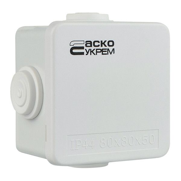 Розподільча коробка АСКО-УКРЕМ 80x80x50 (TY-RA) IP44