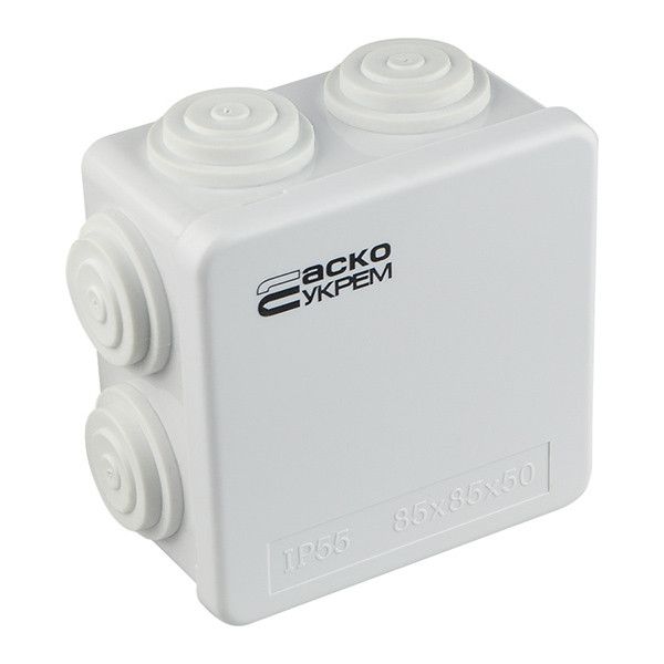 Розподільча коробка АСКО-УКРЕМ 85x85x50 (TY-RA) IP55