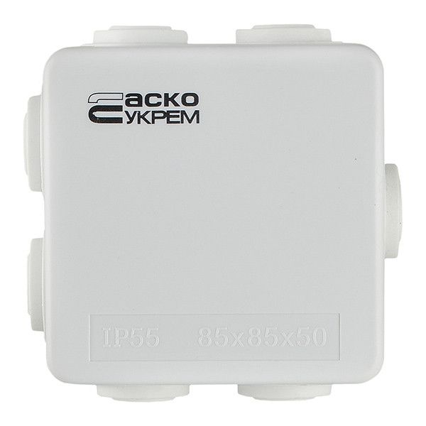 Розподільча коробка АСКО-УКРЕМ 85x85x50 (TY-RA) IP55