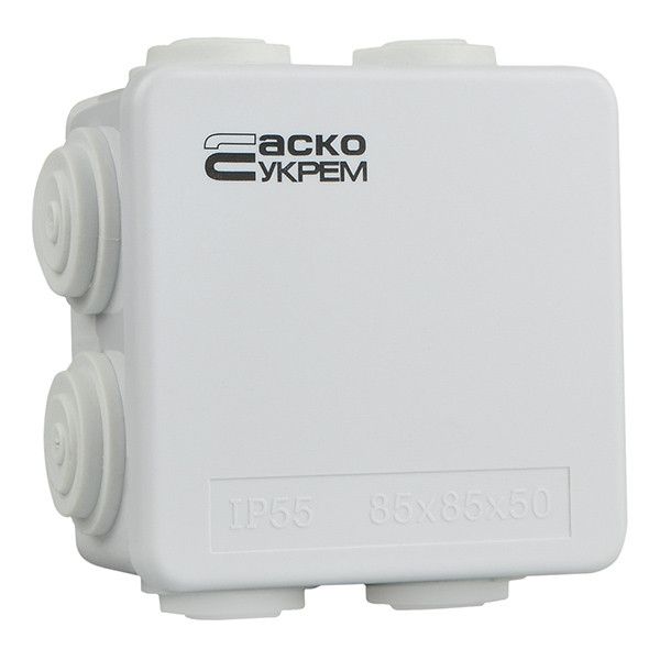Розподільча коробка АСКО-УКРЕМ 85x85x50 (TY-RA) IP55
