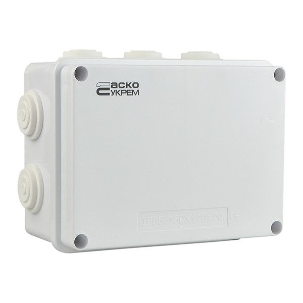 Розподільча коробка АСКО-УКРЕМ 150x110x70 (TY-RA) IP65
