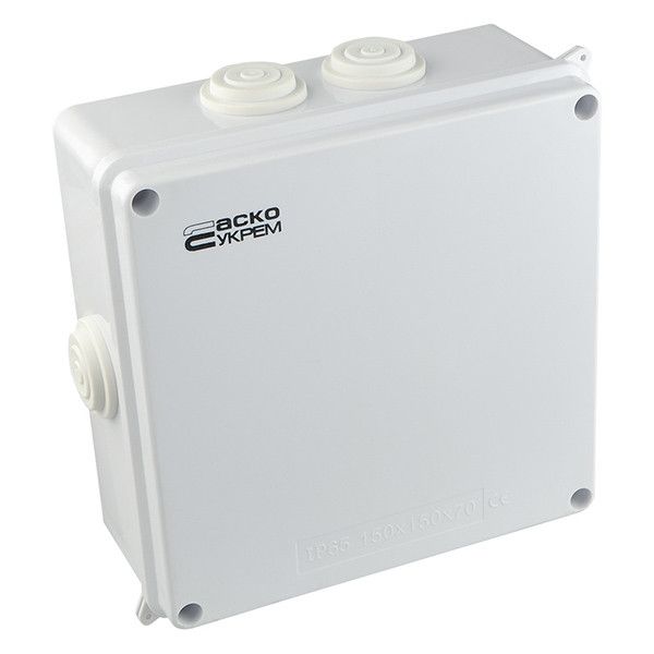 Розподільча коробка АСКО-УКРЕМ 150x150x70 (TY-RA) IP65