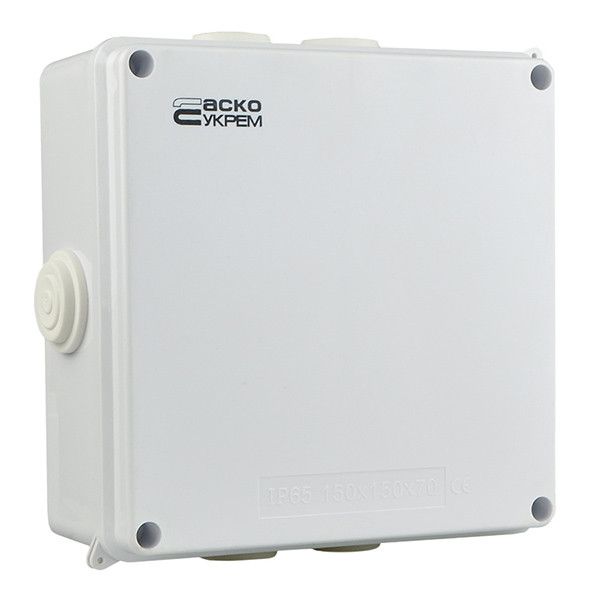 Розподільча коробка АСКО-УКРЕМ 150x150x70 (TY-RA) IP65