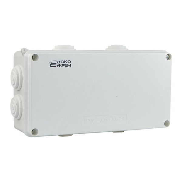 Розподільча коробка АСКО-УКРЕМ 200x100x70 (TY-RA) IP65