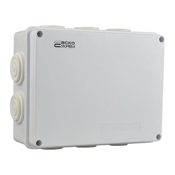 Розподільча коробка АСКО-УКРЕМ 200x155x80 (TY-RA) IP65