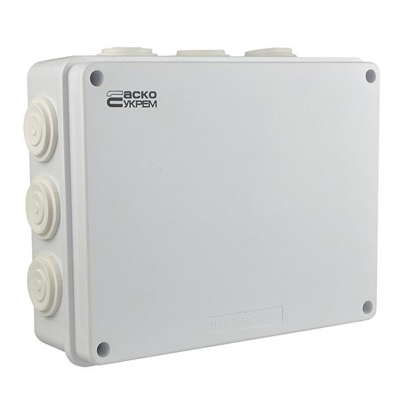 Розподільча коробка АСКО-УКРЕМ 255x200x80 (TY-RA) IP65