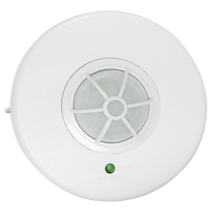 Датчик руху АСКО-УКРЕМ ДР-06А 1200Вт 360град 6м IP20 білий