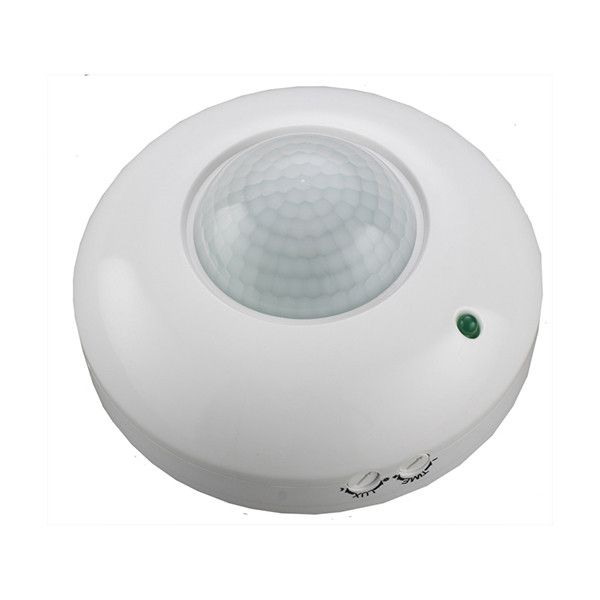 Датчик руху АСКО-УКРЕМ ДР-07 1200Вт 360град 6м IP20 білий