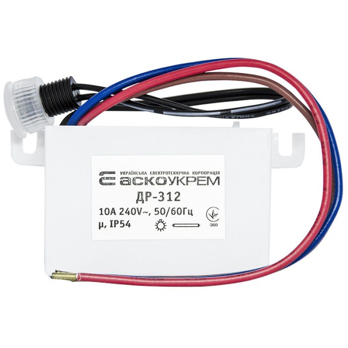Датчик освітленості АСКО-УКРЕМ ДР-312 10А IP44
