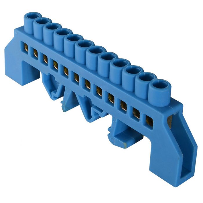Нульова шина в пластиковому корпусі АСКО-УКРЕМ BC-3А 12 отворів