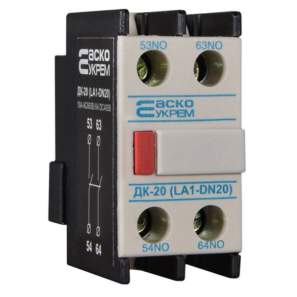 Додаткові контакти АСКО-УКРЕМ ДК-20 (LA1-DN20) 2NO