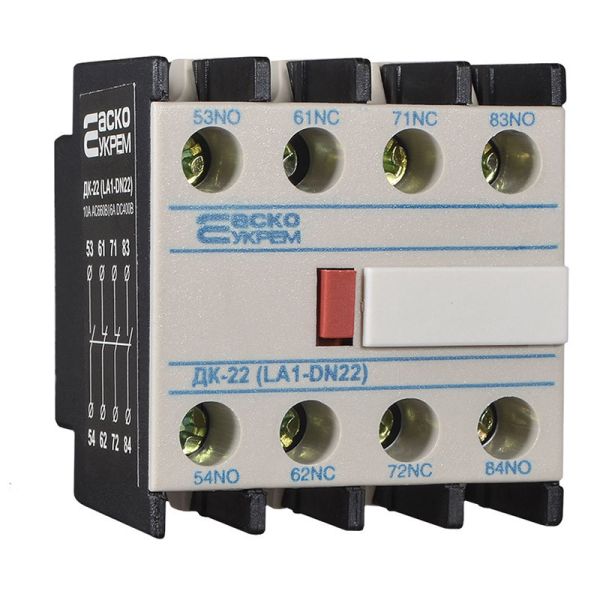 Додаткові контакти АСКО-УКРЕМ ДК-22 (LA1-DN22) 2NO+2NC