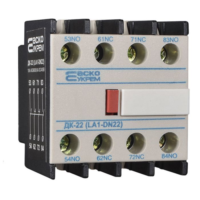 Додаткові контакти АСКО-УКРЕМ ДК-22 (LA1-DN22) 2NO+2NC