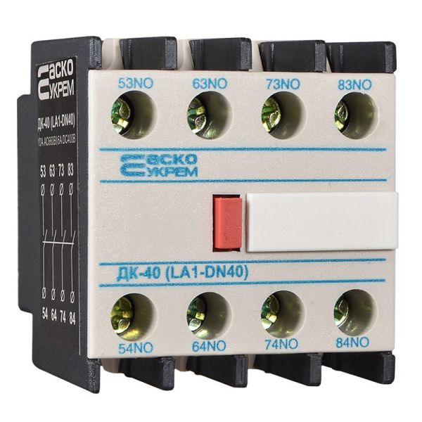 Додаткові контакти АСКО-УКРЕМ ДК-40 (LA1-DN40) 4NO