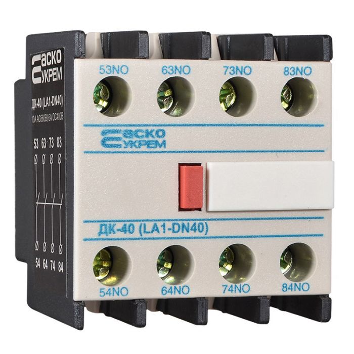 Додаткові контакти АСКО-УКРЕМ ДК-40 (LA1-DN40) 4NO