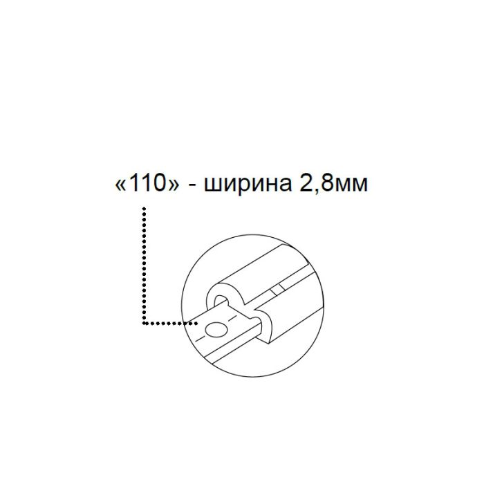 Конектор плоский з ізоляцією АСКО-УКРЕМ FDD 1,25-110 2,8мм "мама" 0,5...1,5 мм2 (100 шт)