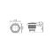 Кнопка металева АСКО-УКРЕМ TY 16-231P Pcb (1NO)