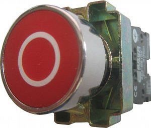 Кнопка керування АСКО-УКРЕМ XB2-BA4322 "Стоп" без фіксації 1NС ІР40