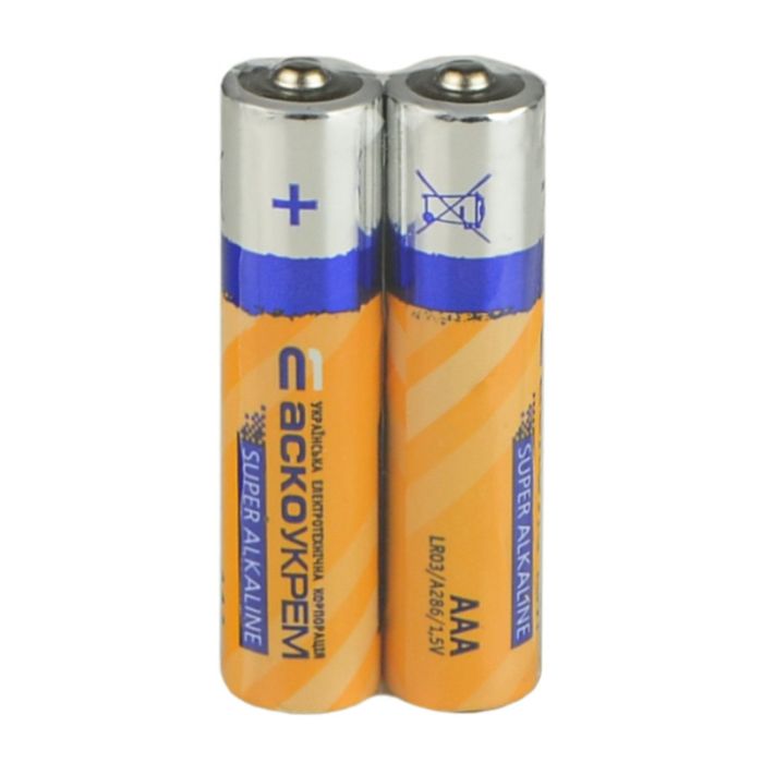 Батарейка АСКО-УКРЕМ Super Alkaline AАА 2 шт
