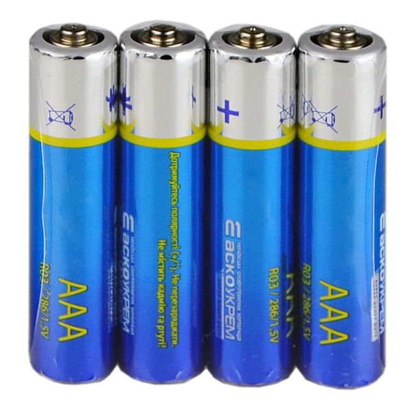 Батарейка АСКО-УКРЕМ Super Heavy Duty AАА 4 шт