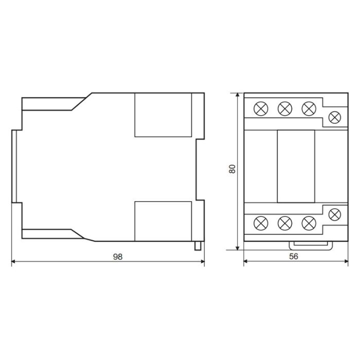 Пускач магнітний АСКО-УКРЕМ ПМ 2-32-10 (LC1-D3210) котушка управління M7 220B