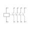 Пускач магнітний АСКО-УКРЕМ ПМ 0-06-10 LC1K0610B7 котушка управління 24В