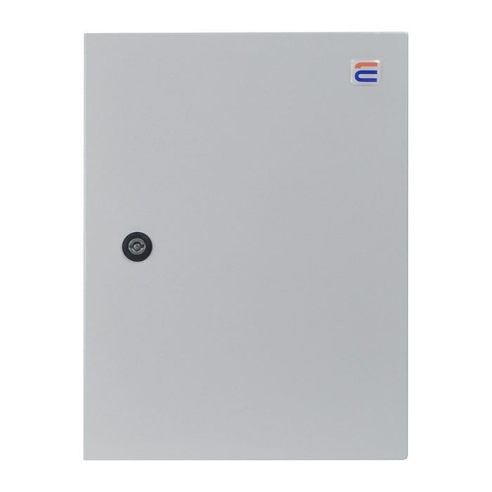 Корпус з монтажною панеллю металевий 400х300х150 мм АСКО-УКРЕМ Ubox IP54