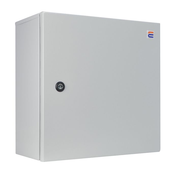 Корпус з монтажною панеллю металевий 300х300х200 мм АСКО-УКРЕМ Ubox IP54