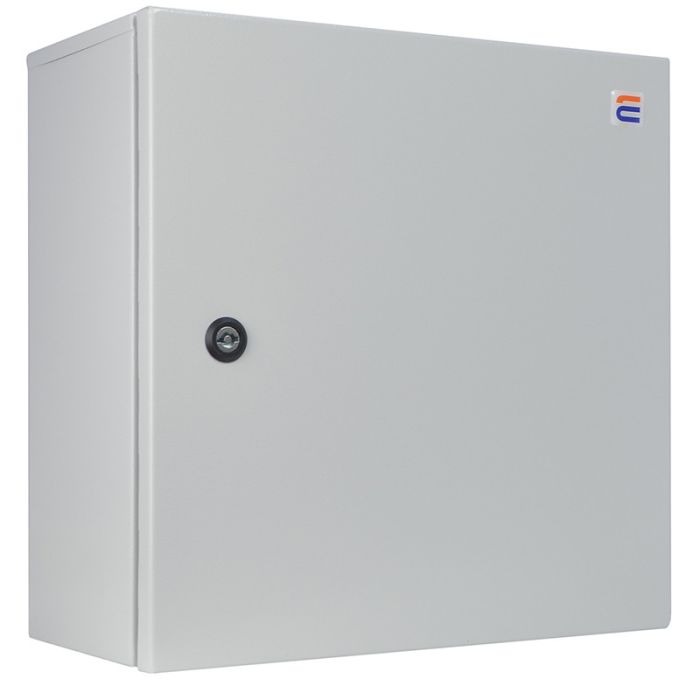 Корпус з монтажною панеллю металевий 400х400х250 мм АСКО-УКРЕМ Ubox IP54