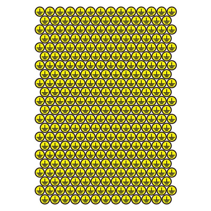 Знак "заземлення" (на аркуші 297 шт)