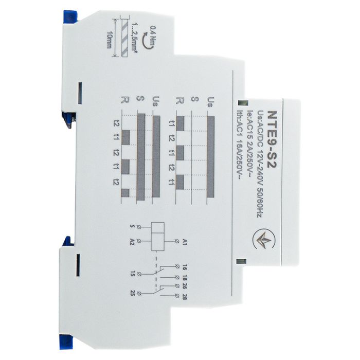 Реле часу асиметричного циклу АСКО-УКРЕМ NTE9-S2 AC/DC 12-240В