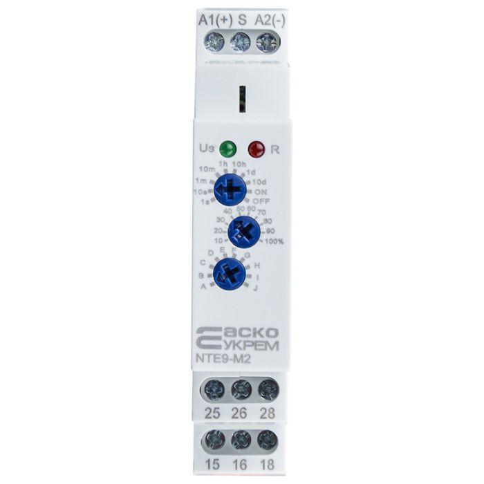 Реле часу багатофункціональне АСКО-УКРЕМ NTE9-M2 AC/DC 12-240В