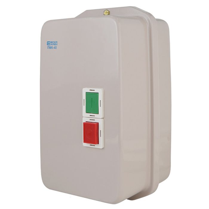 Пускач у корпусі АСКО-УКРЕМ ПМК 40 (LE1-D40) 40А IP54 котушка управління 380В