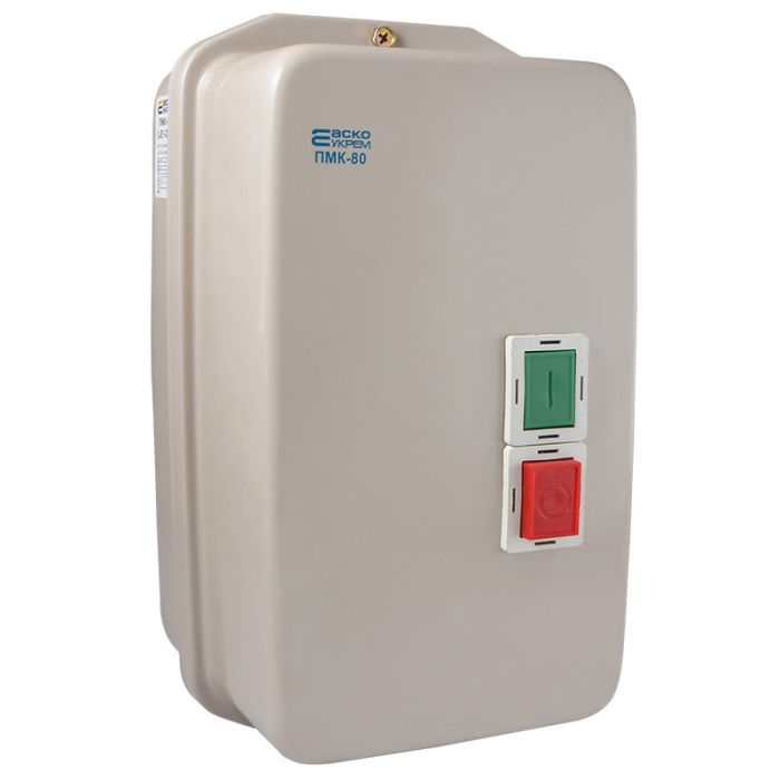 Пускач у корпусі АСКО-УКРЕМ ПМК 80 (LE1-D80) 80А IP54 котушка управління 380В