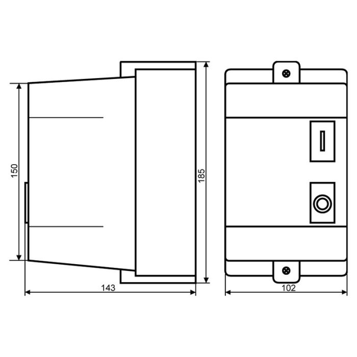 Пускач у корпусі АСКО-УКРЕМ ПМК 25 (LE1-D25) 25А IP54 котушка управління 380В