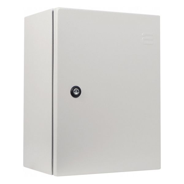 Корпус з монтажною панеллю металевий 400х300х200 мм АСКО-УКРЕМ Ubox IP65