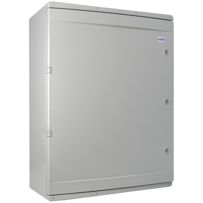 Корпус пластиковий з монтажною панеллю 600x800x280 АСКО-УКРЕМ UBox IP65 непрозорі дверцята
