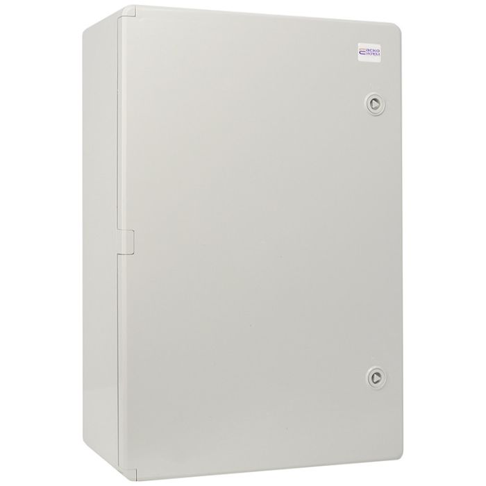 Корпус пластиковий з монтажною панеллю 400x600x200 АСКО-УКРЕМ UBox IP65 непрозорі дверцята