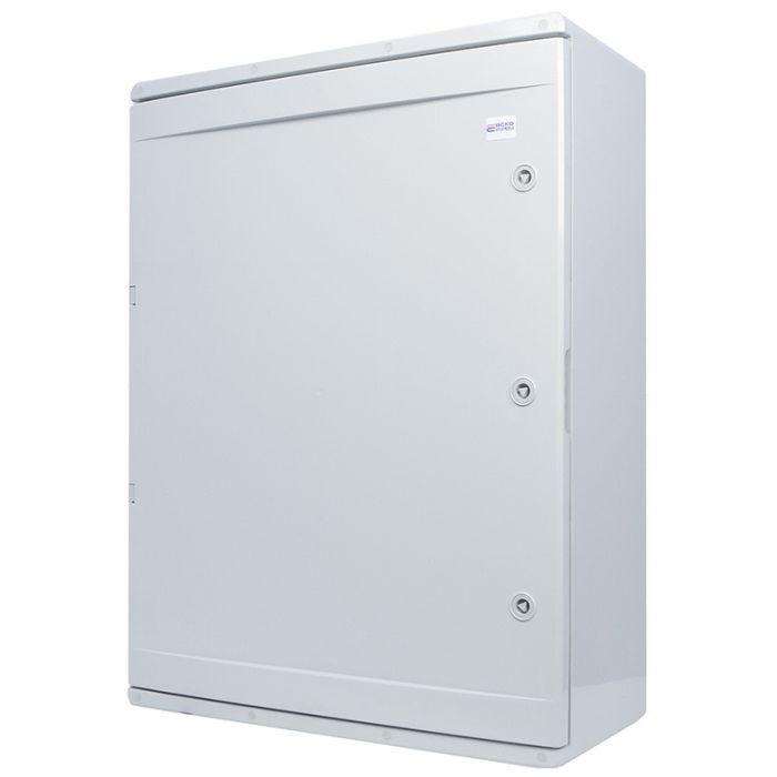 Корпус пластиковий з монтажною панеллю 600x800x280 АСКО-УКРЕМ UBox IP65 непрозорі дверцята