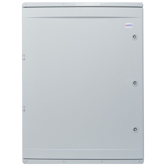 Корпус пластиковий з монтажною панеллю 600x800x280 АСКО-УКРЕМ UBox IP65 непрозорі дверцята