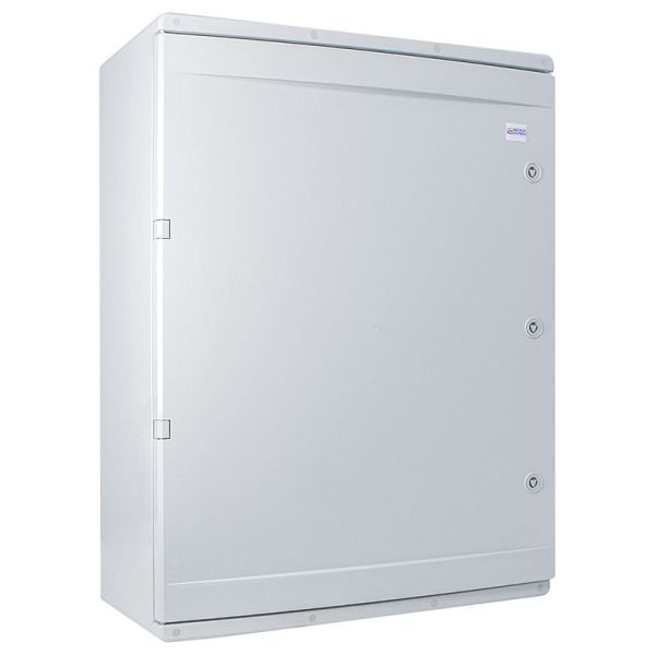 Корпус пластиковий з монтажною панеллю 600x800x280 АСКО-УКРЕМ UBox IP65 непрозорі дверцята